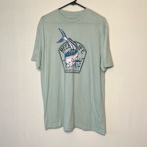 Reel Life Men's Short Sleeve Graphic Tee Size Large.